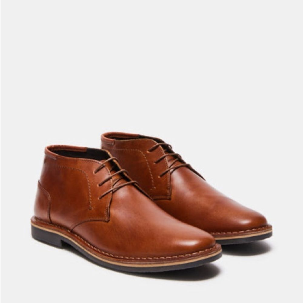 Steve Madden HARKEN COGNAC LEATHER - Picture 2 of 5